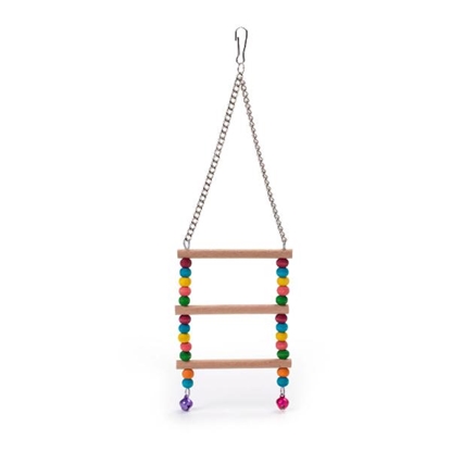 Picture of LeoPet 3 Step Wooden Ladder for Birds